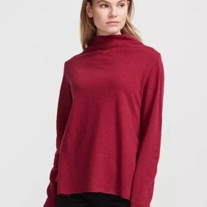 Old Navy - Maroon Vintage Knit Turtleneck Long Sleeve Sweater